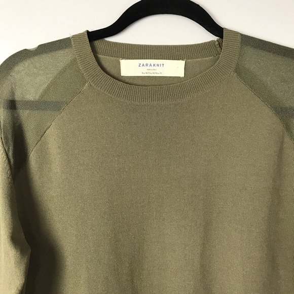 Zara Knits Green Knit Sweater - Picture 2 of 5